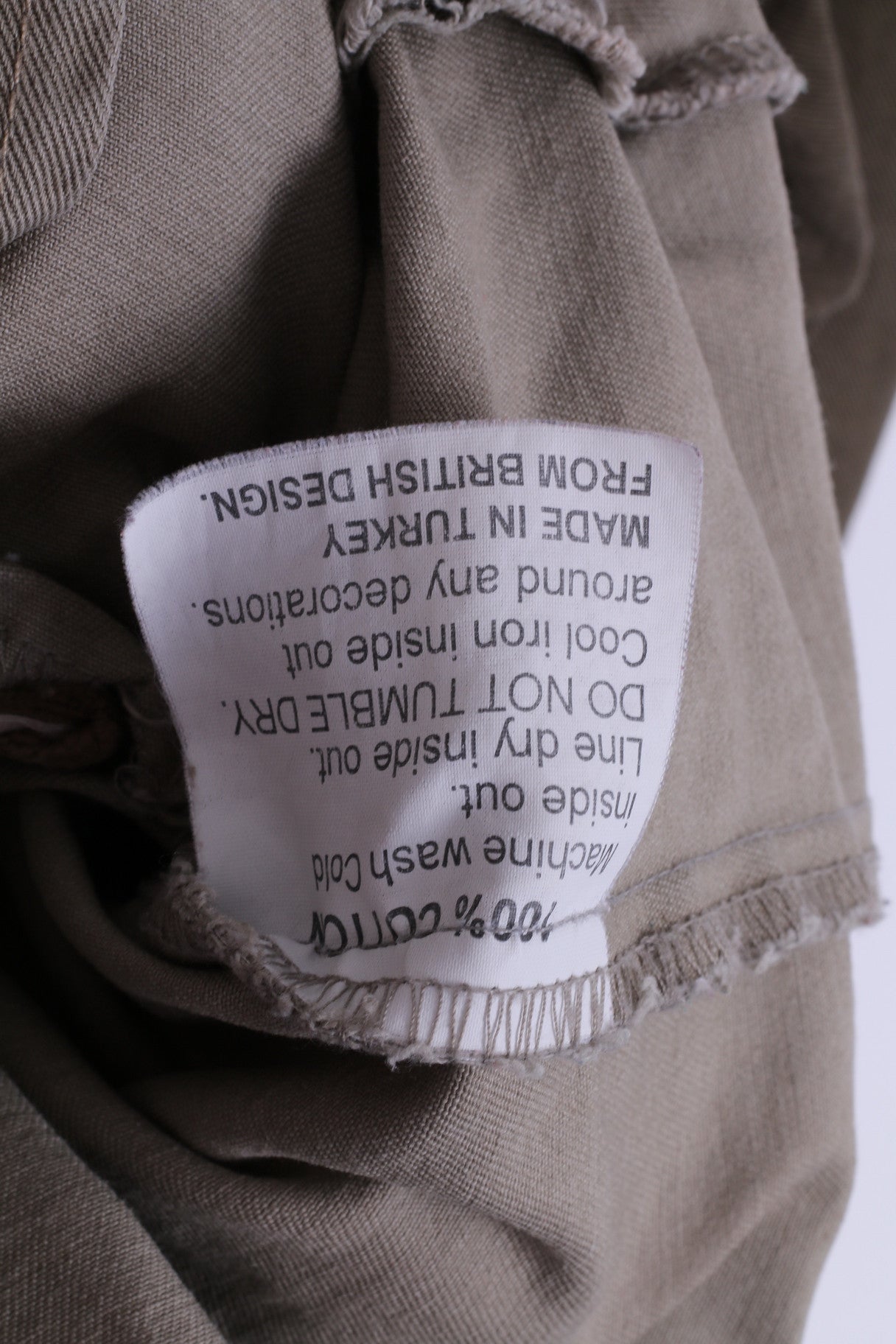 Superdry Veste SM Homme Vert Kaki Coton Zip Up Sport Léger Haut