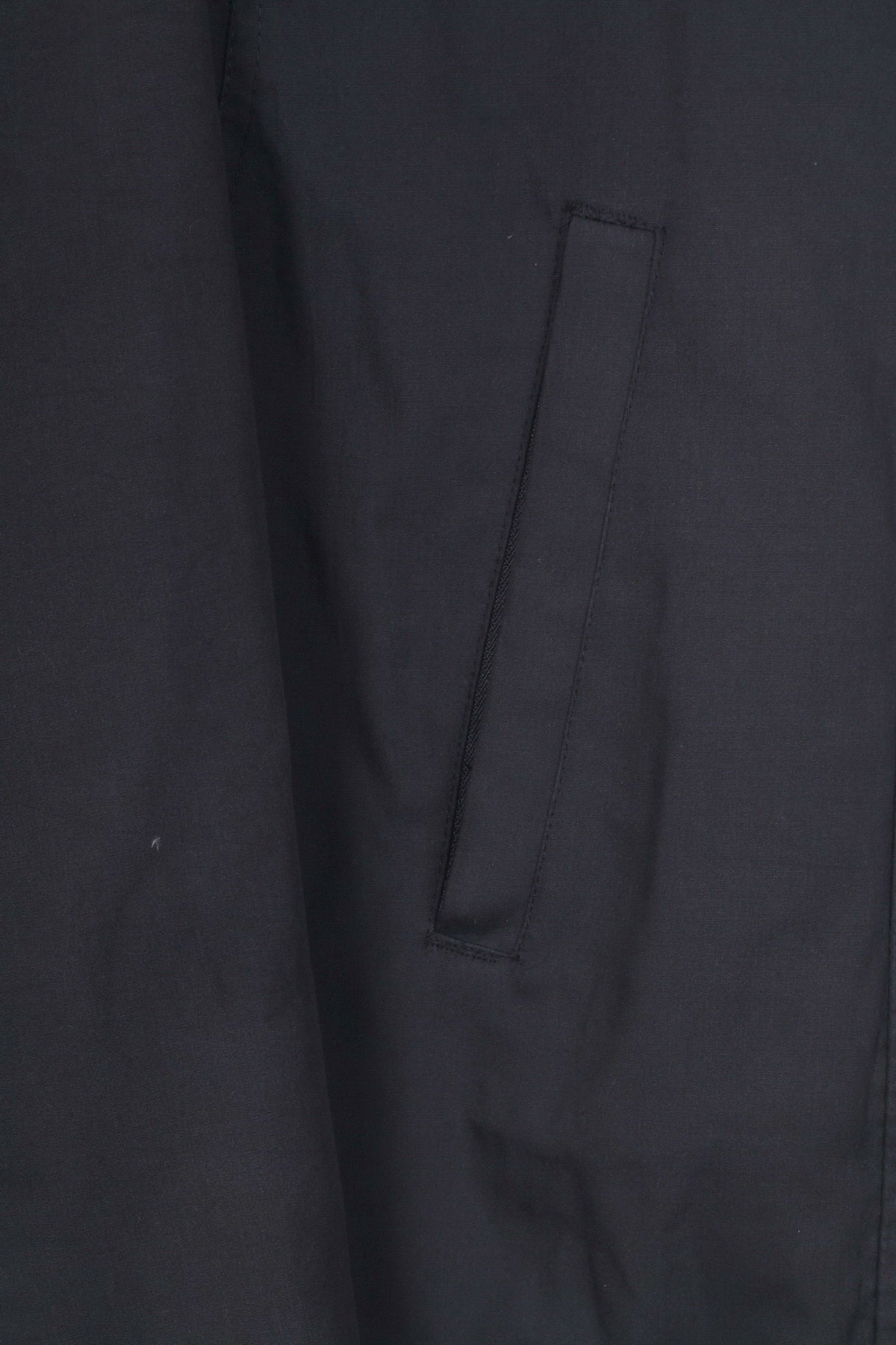 Tribute Womens L Jacket Hooded Casual Sportswear Full Zipper Navy Pocket Parka