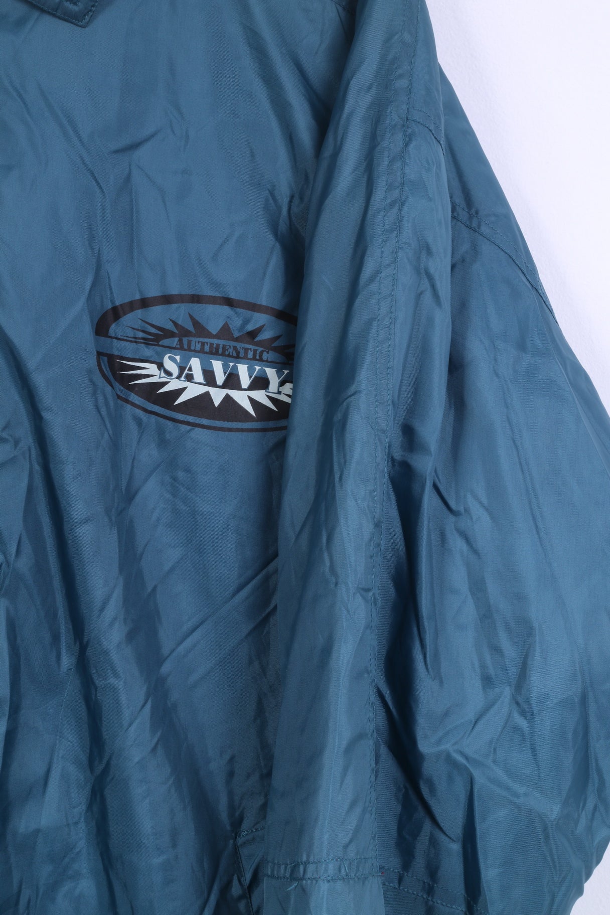 Abbigliamento casual United Blue Giacca da uomo L. Top in nylon esperto con cappuccio blu mare retrò