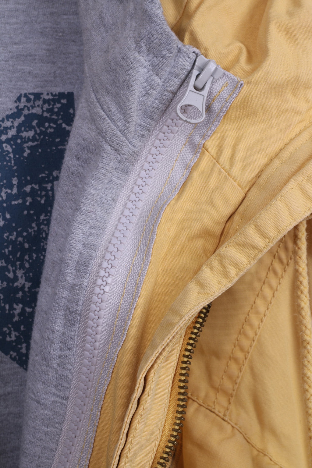 Flashlights Veste à capuche en coton jaune pour femme 12 M avec fermeture éclair complète rembourrée 