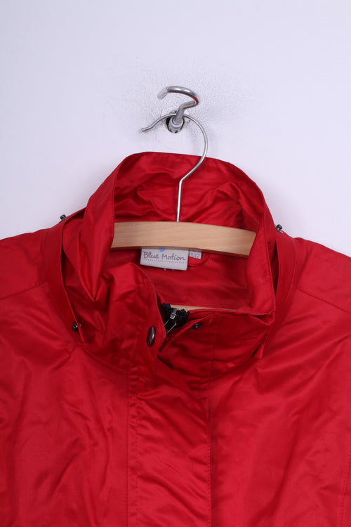 Blue Motion Veste d'extérieur pour femme M 40/42 Rouge avec poche zippée complète 