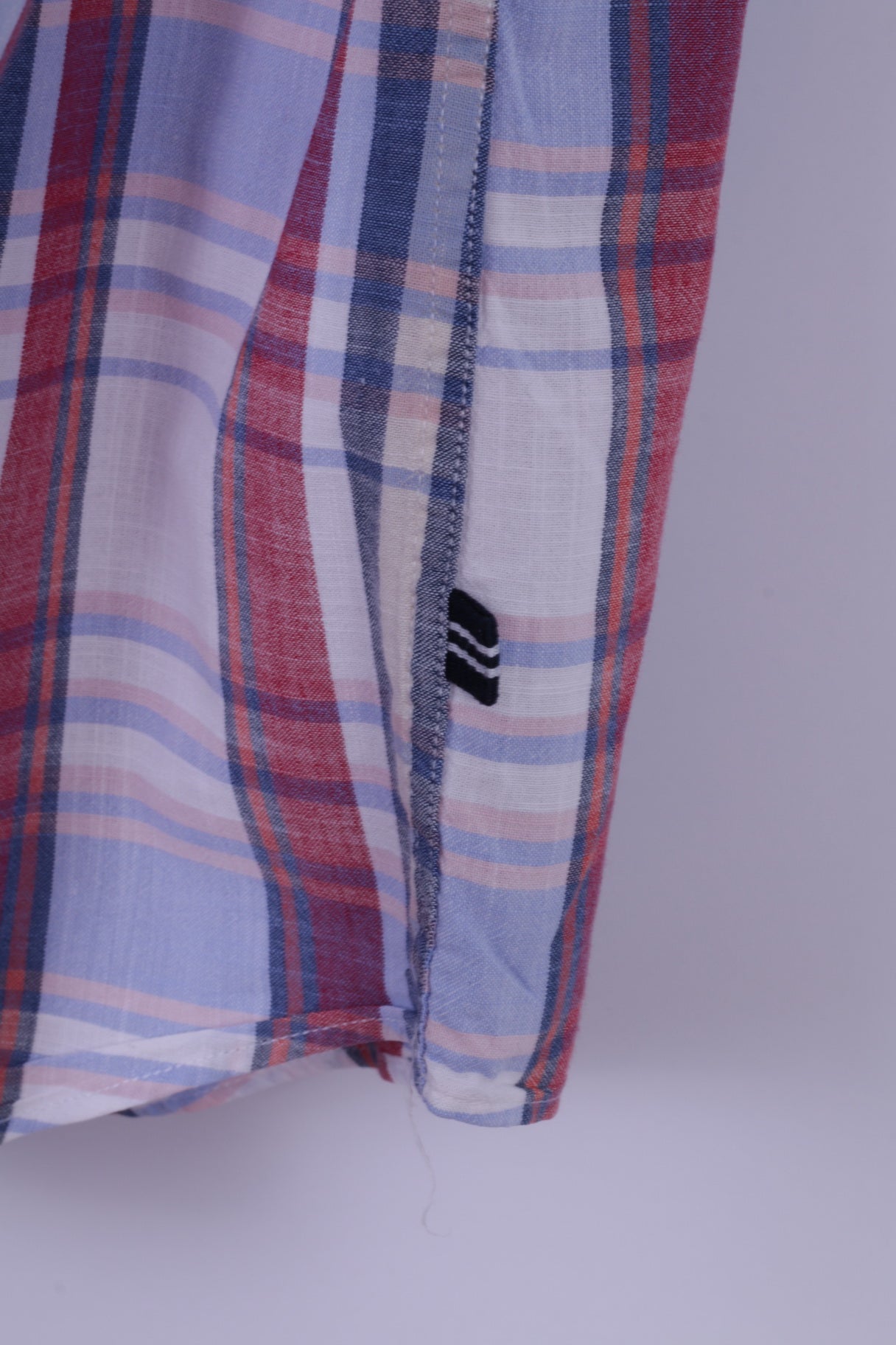 Nautica Chemise décontractée pour homme Bleu à carreaux Heritage Fit 100 % coton à manches longues