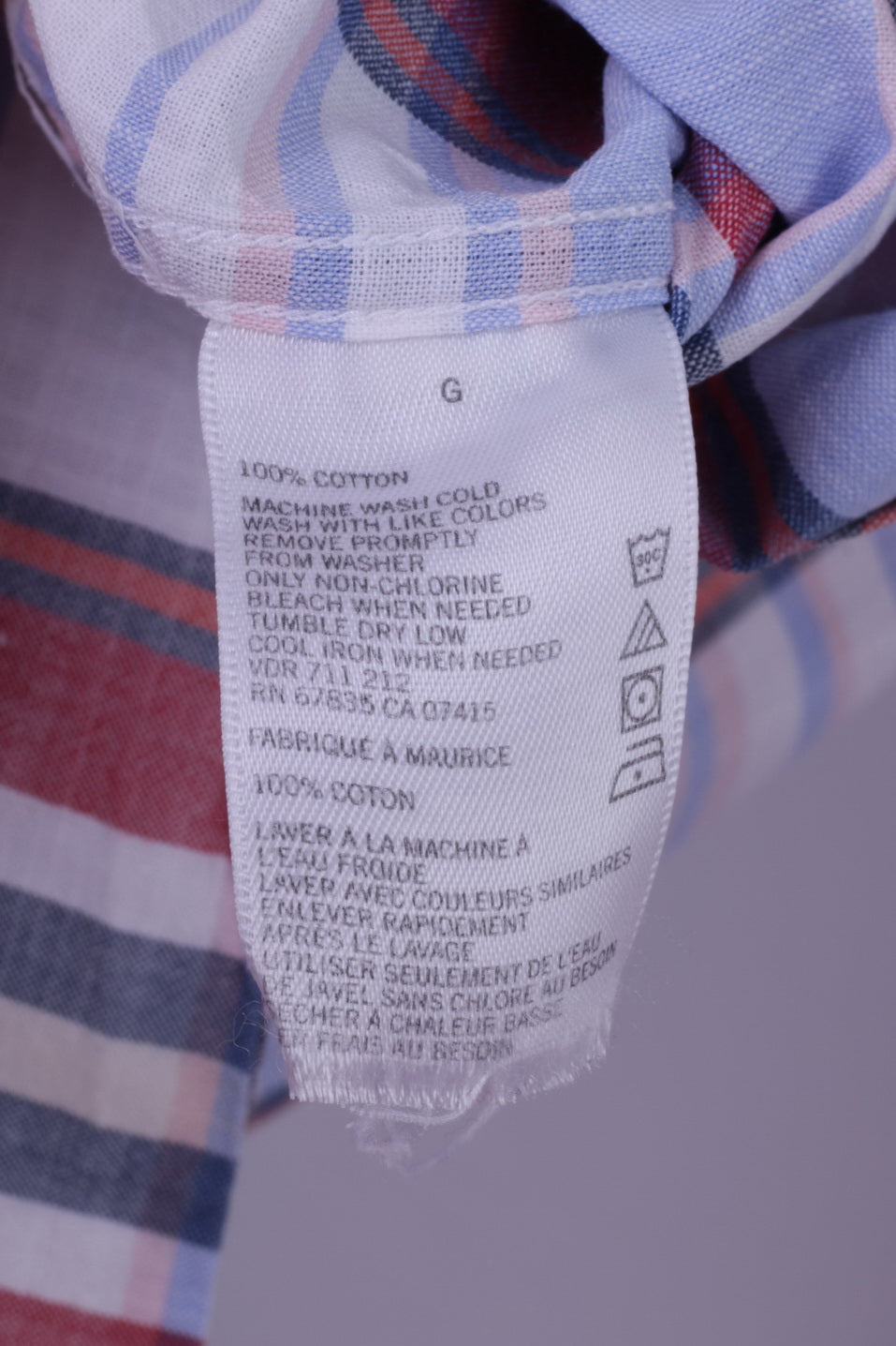 Nautica Chemise décontractée pour homme Bleu à carreaux Heritage Fit 100 % coton à manches longues