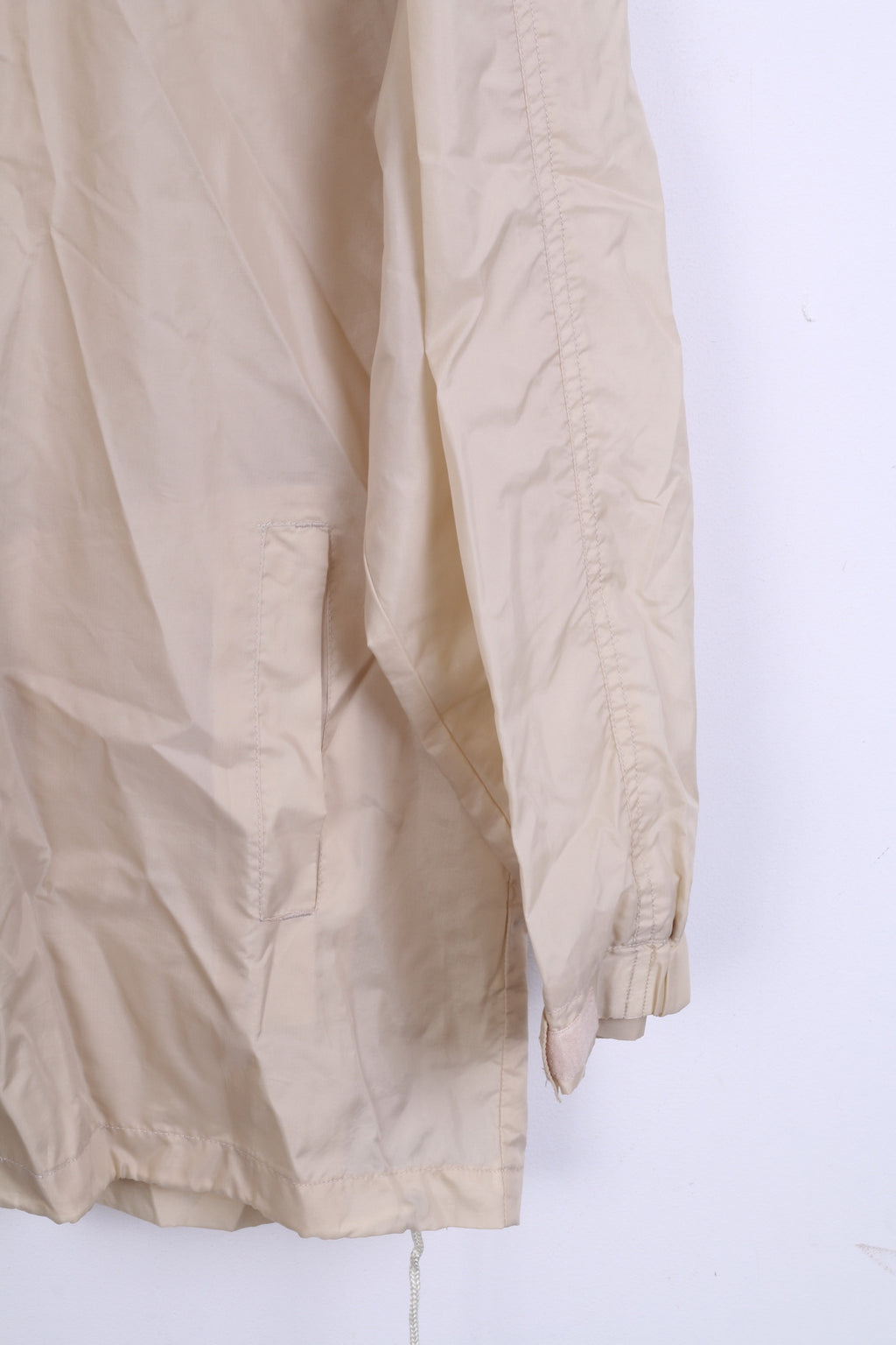 Sport System TTH ORIGINAL Mens XL Jacket Hood Rain Ecru