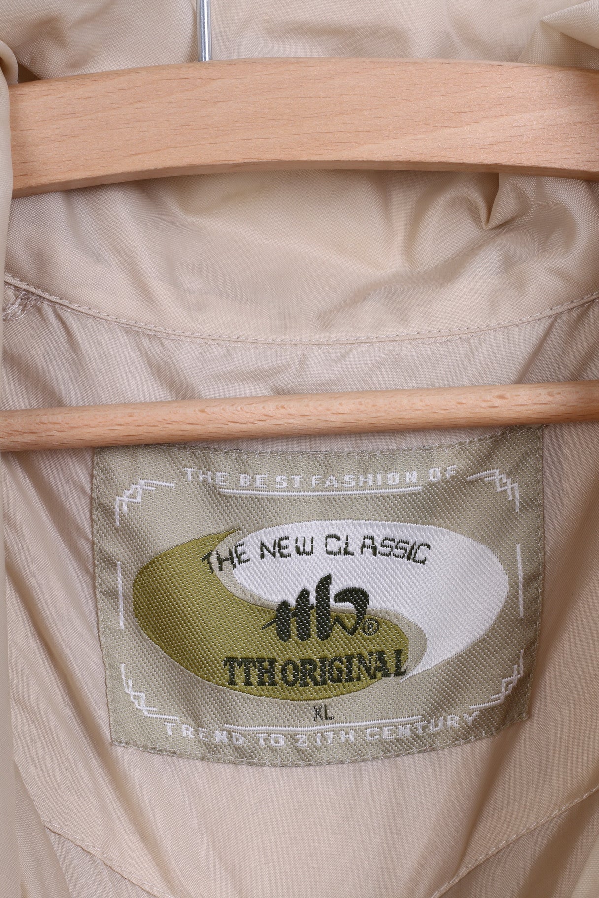 Sport System TTH ORIGINAL Veste XL à Capuche Homme Ecru