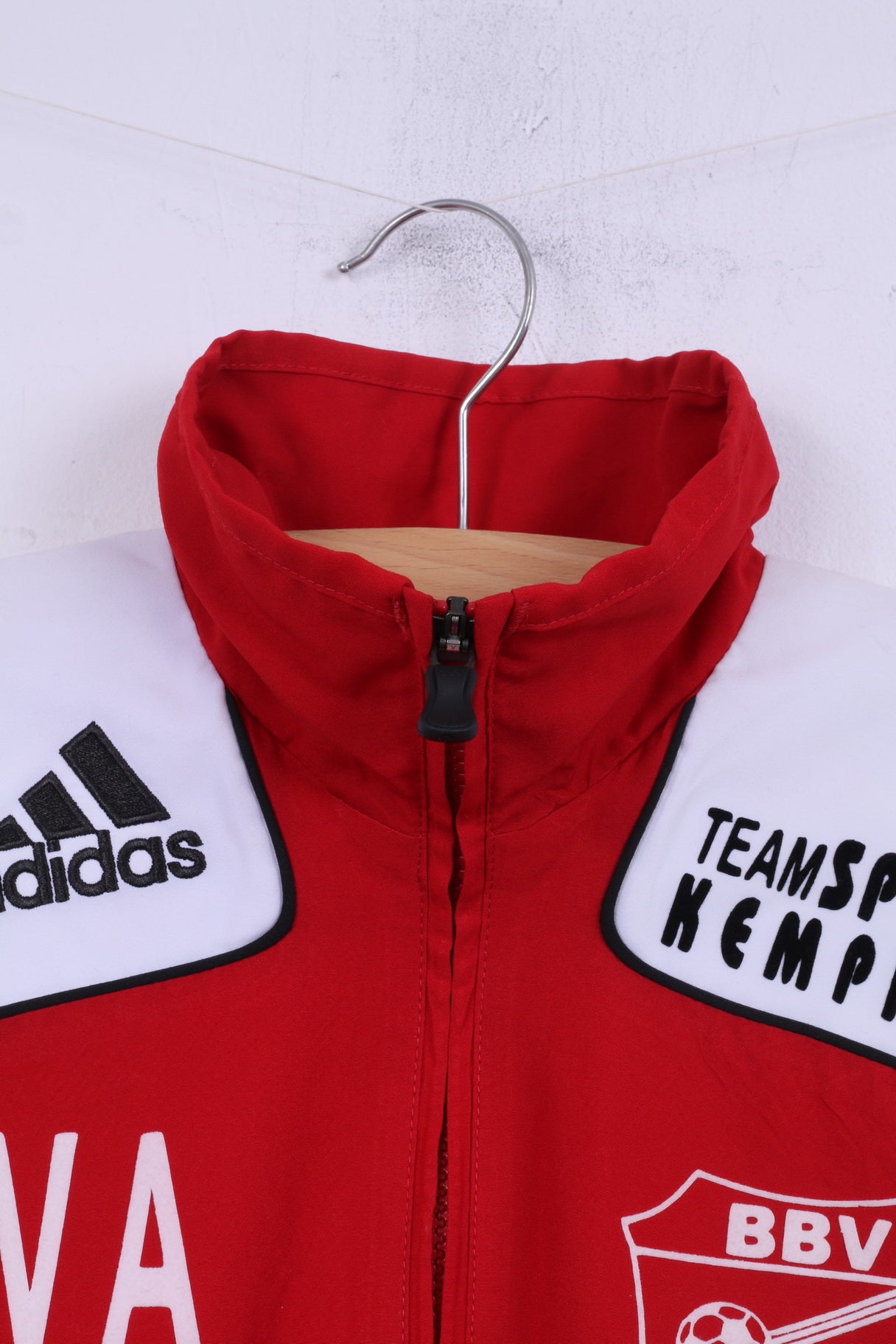 Adidas Bedburger BV Garçons 14 Âge 164 Veste de survêtement Rouge Football Light Top