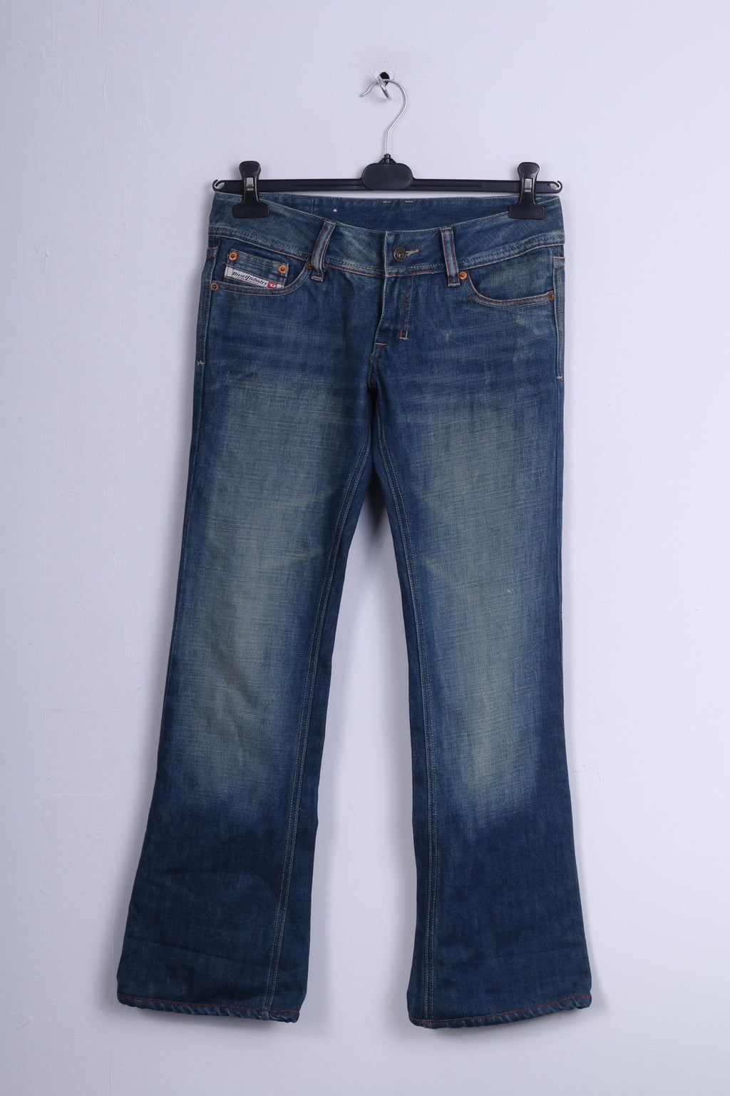 Pantaloni W28 da donna Diesel Industry Jeans Denim Cotone Blu