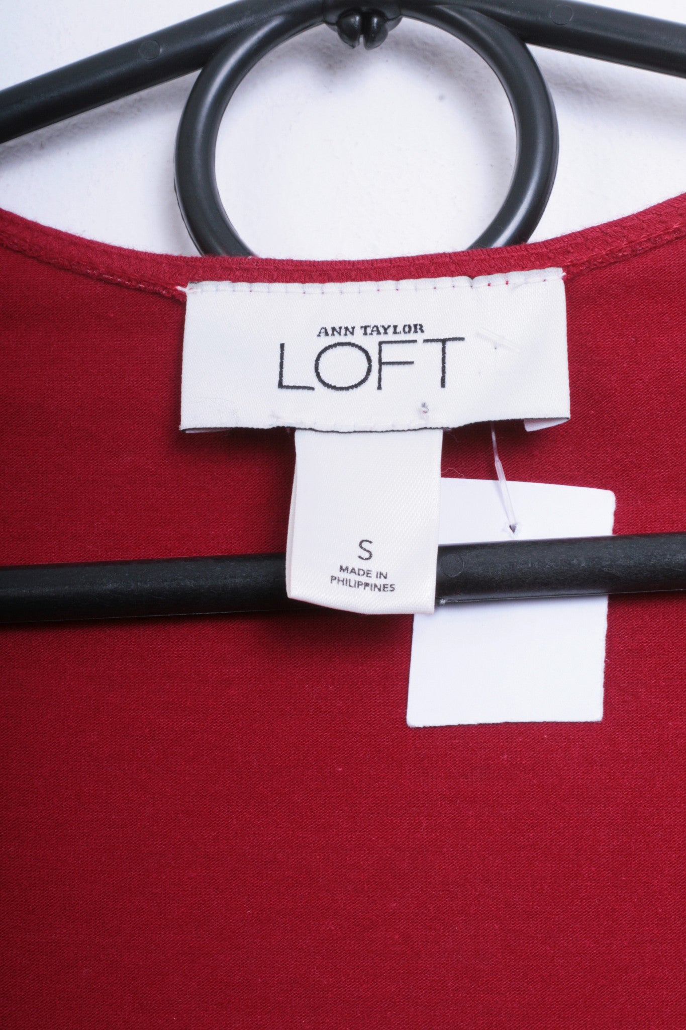 Ann Taylor Loft Womens S Blouse Shirt Red Top - RetrospectClothes