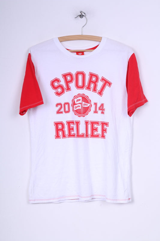 Sport Relief 2014 hommes S T-Shirt graphique 2014 course natation Cycle haut d'été