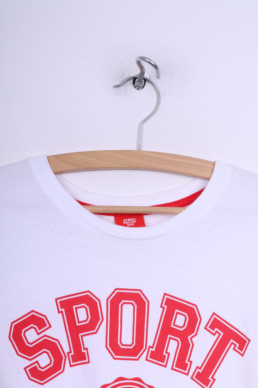 Sport Relief 2014 Mens S T-Shirt Graphic 2014 Run Swim Cycle Summer Top