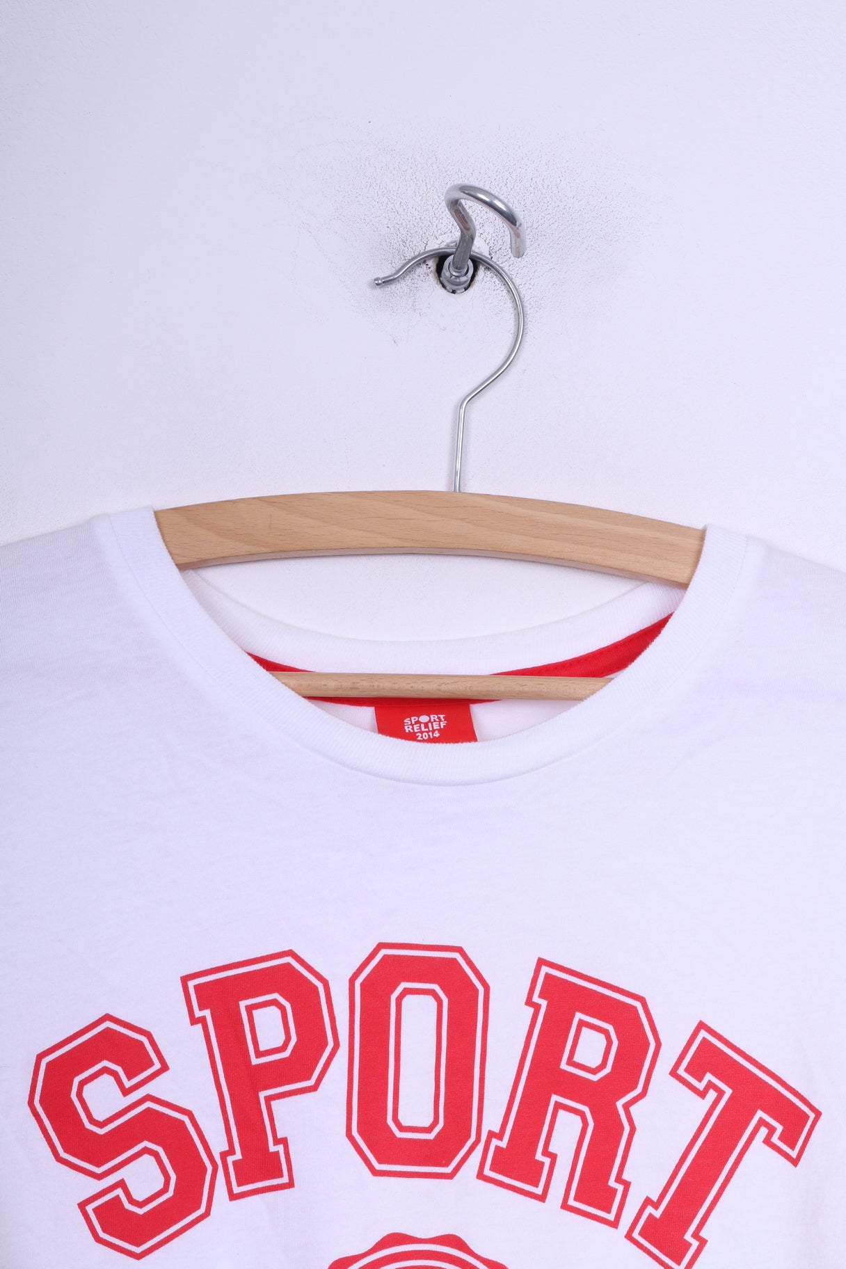 Sport Relief 2014 Mens S T-Shirt Graphic 2014 Run Swim Cycle Summer Top