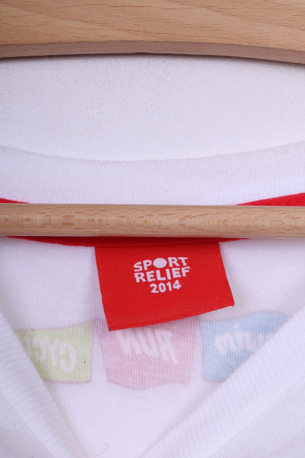 Sport Relief 2014 Mens S T-Shirt Graphic 2014 Run Swim Cycle Summer Top