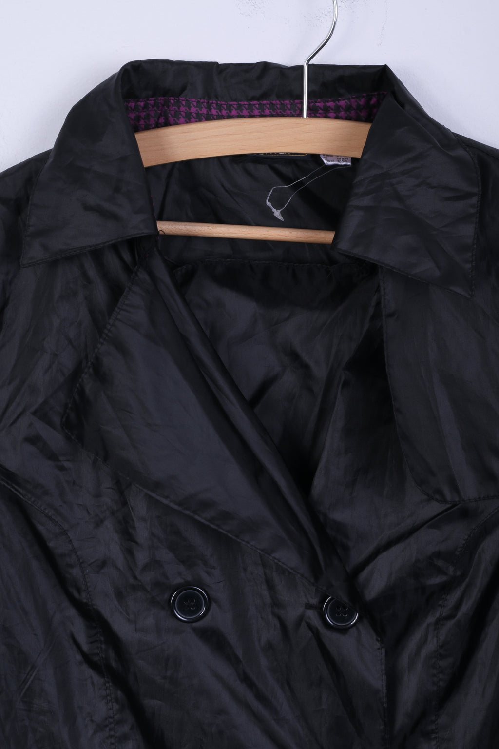 Esmara Manteau S pour femme - Trench léger boutonné noir