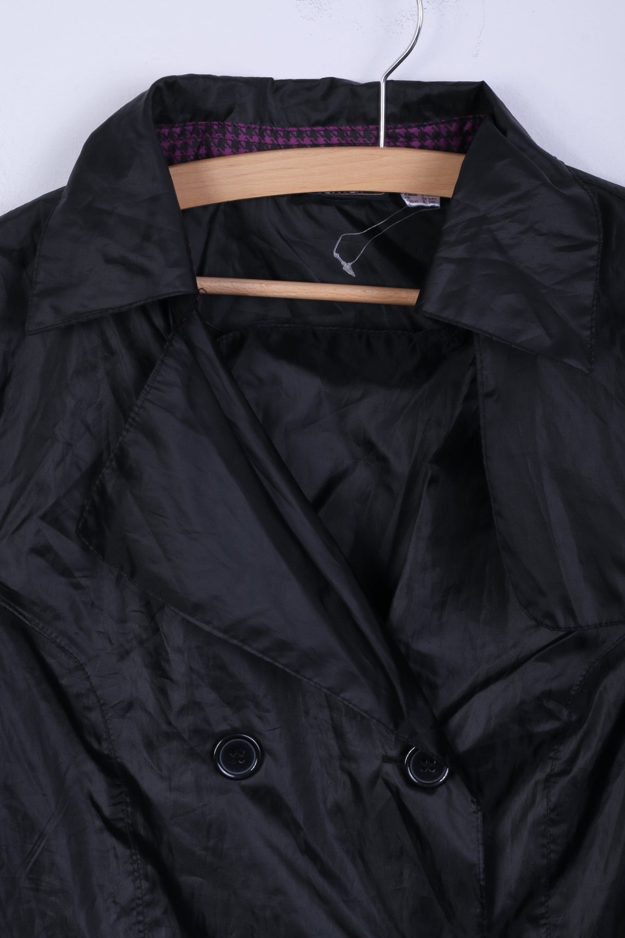 Esmara Manteau S pour femme - Trench léger boutonné noir