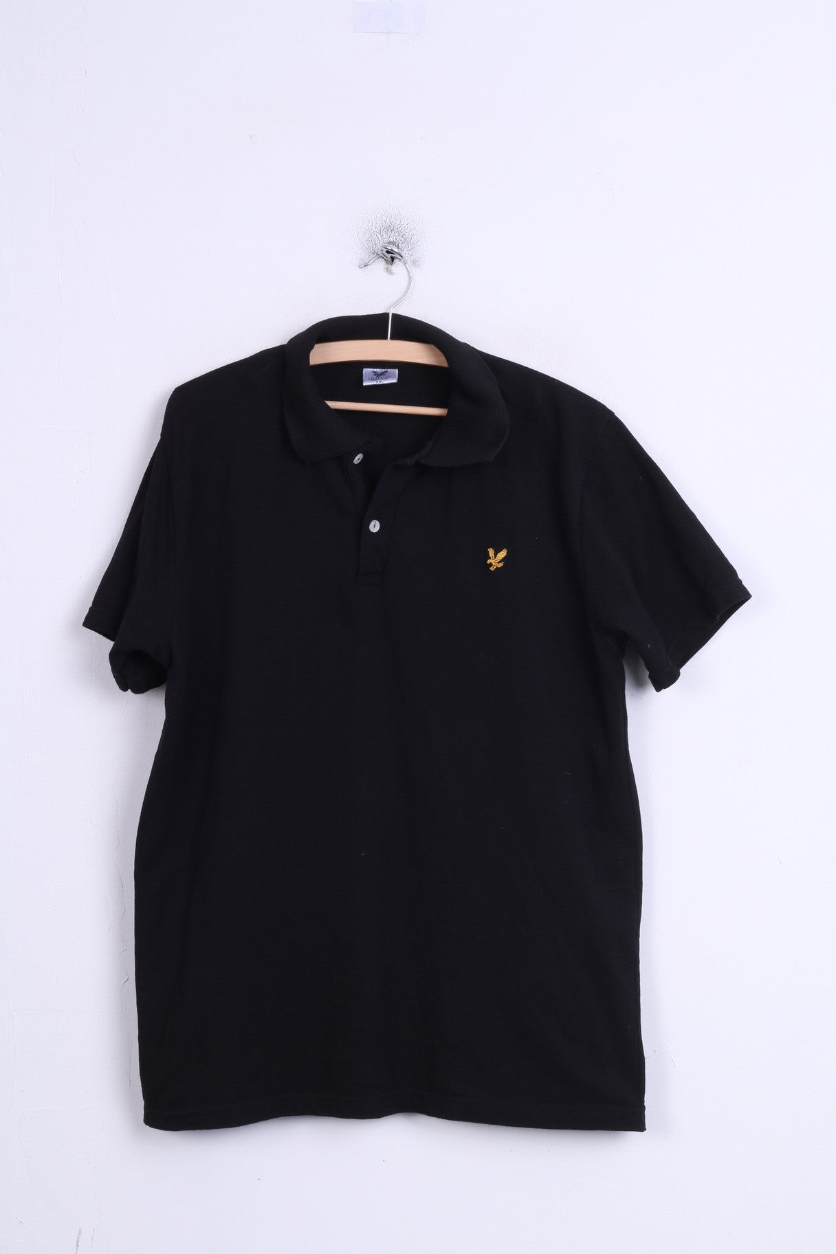Polo Lyle &amp; Scott da uomo 2XL nera in cotone XXL Sport