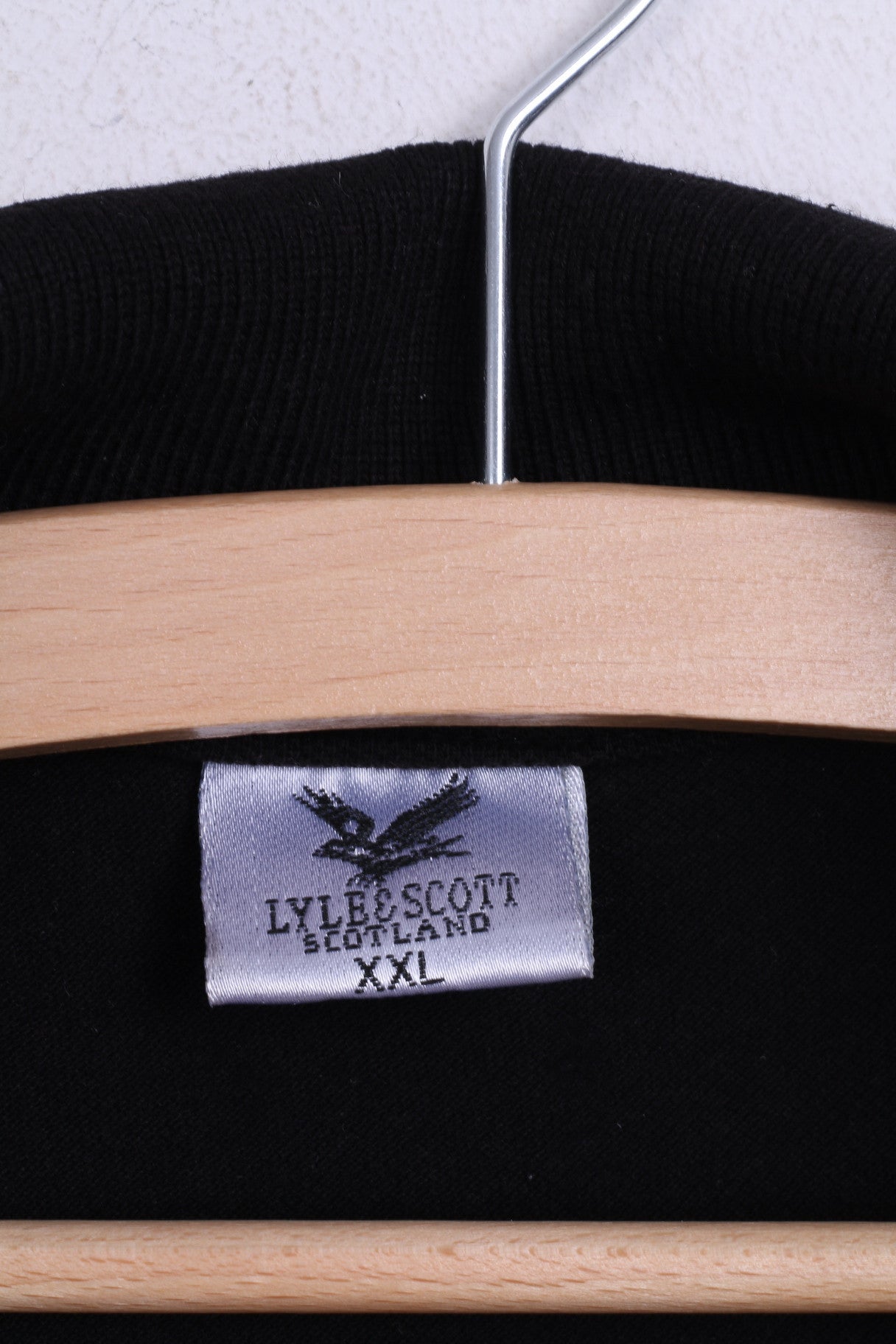 Polo Lyle &amp; Scott da uomo 2XL nera in cotone XXL Sport