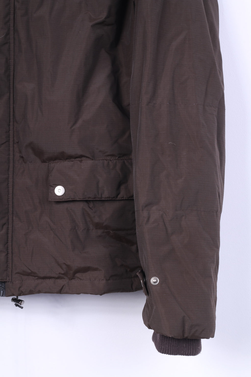 TCM Speed Ski Mens M Jacket Brown Nylon Padded Winter Outdoor Top