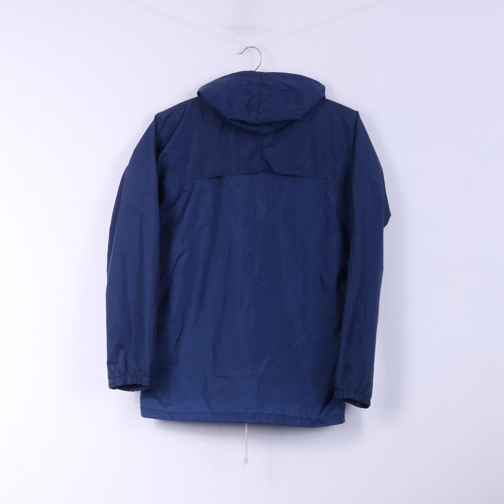 Veste légère M pour femmes, haut à capuche avec fermeture éclair complète, bleu marine