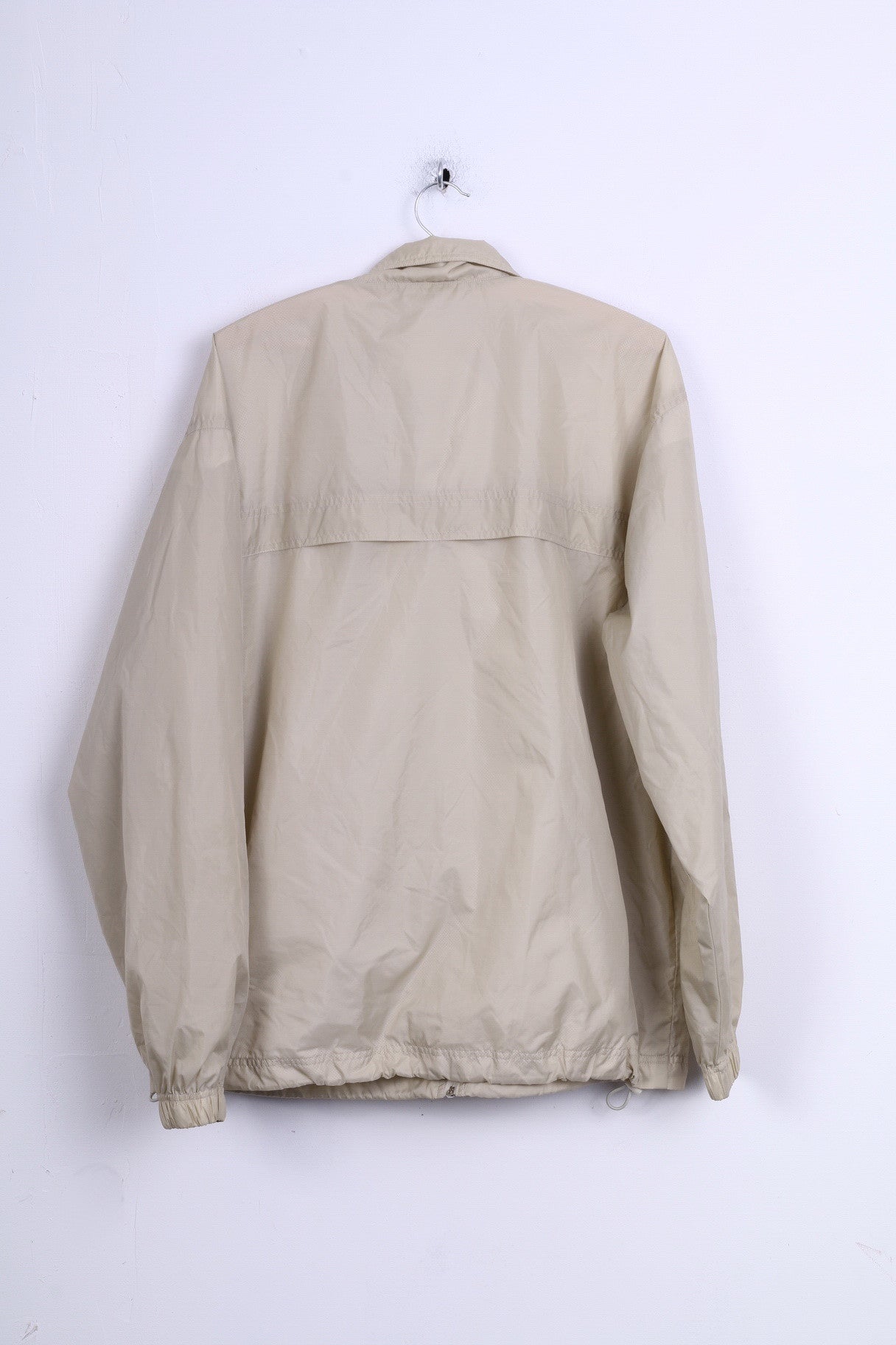 Marouis Veste L Nylon Imperméable Beige Clair Homme