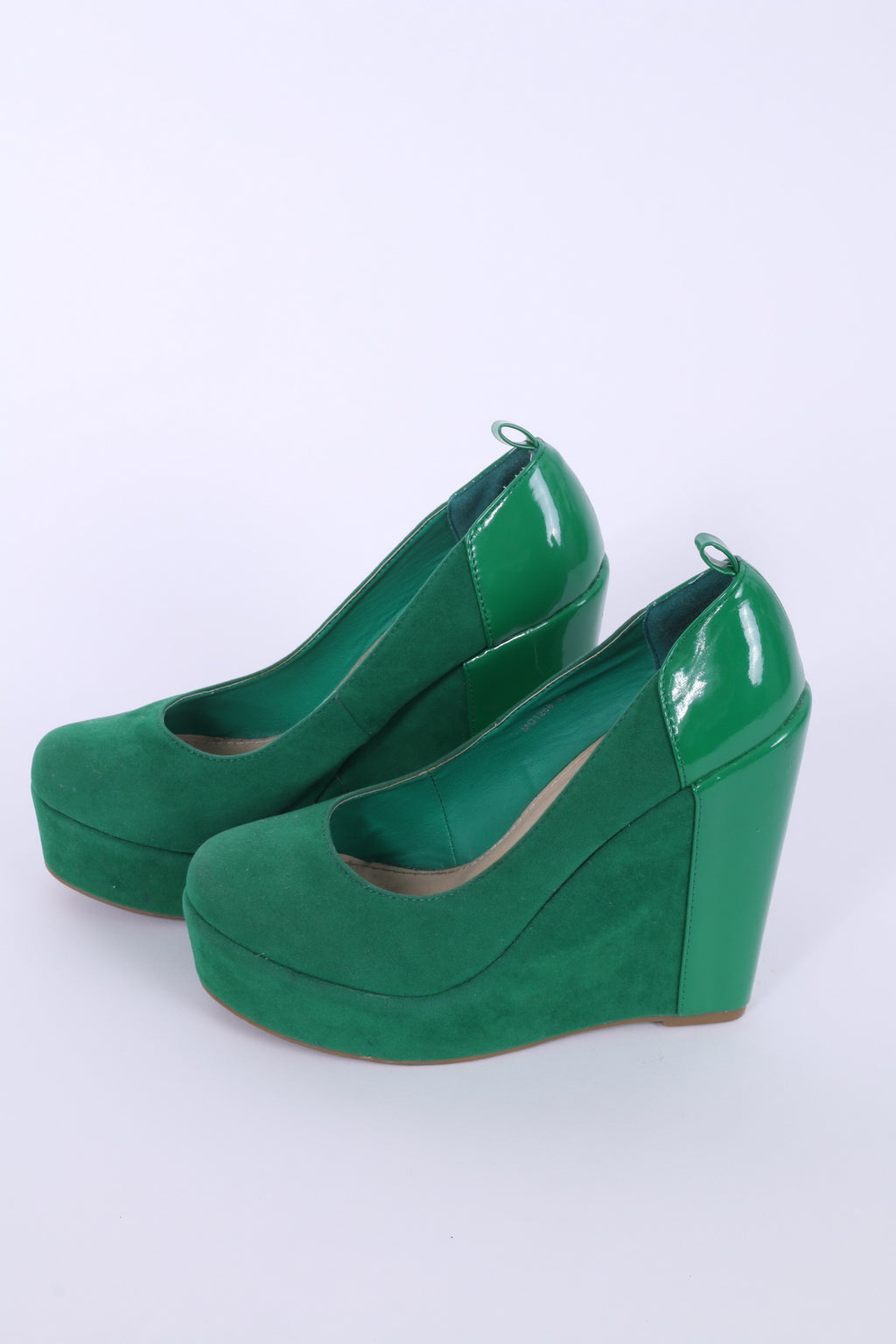 Mode Queen Womens 39 Chaussures Compensées Talons Hauts Plateforme Escarpins Vert