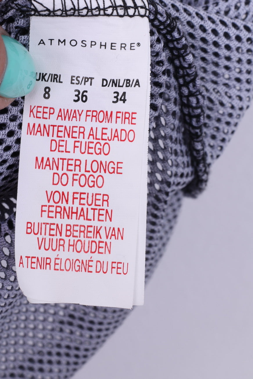 Atmosphere Zion Rootswear Bob Marley Débardeur 8 S pour femme en maille noire Jammin #45 