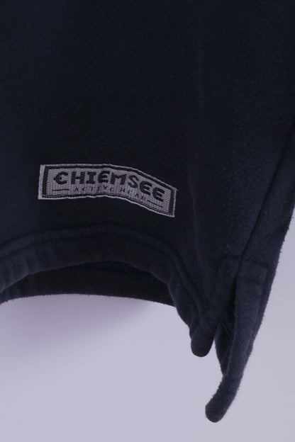 Felpa Chiemsee XL da uomo in cotone blu scuro per windsurf, abbigliamento sportivo, top classico