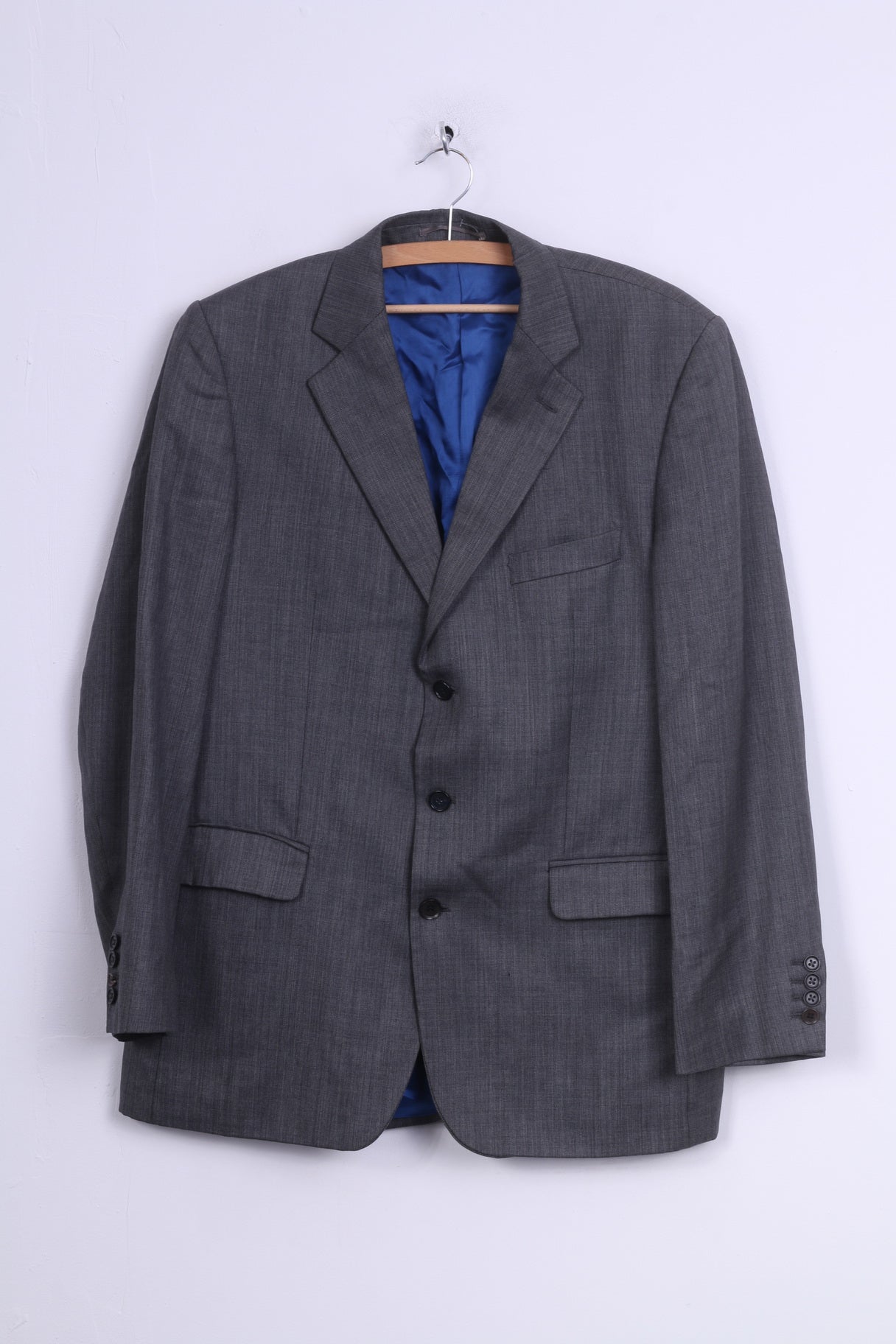 Charles Tyrwhitt Jermyn Street London Veste Blazer Homme 44 L Laine Gris