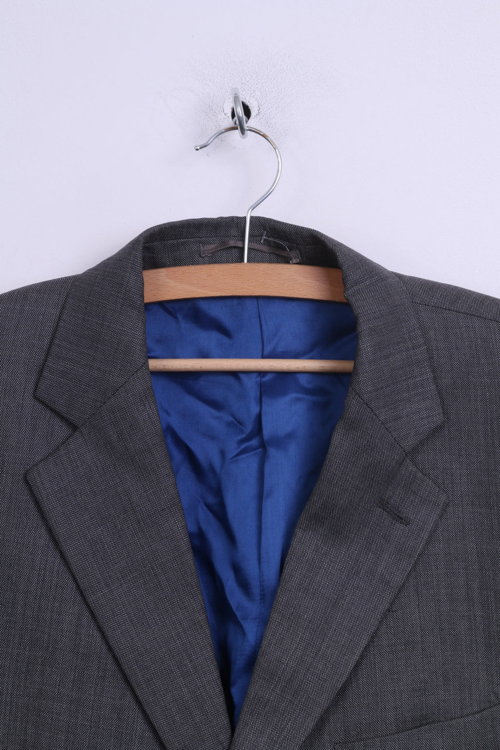 Charles Tyrwhitt Jermyn Street London Veste Blazer Homme 44 L Laine Gris