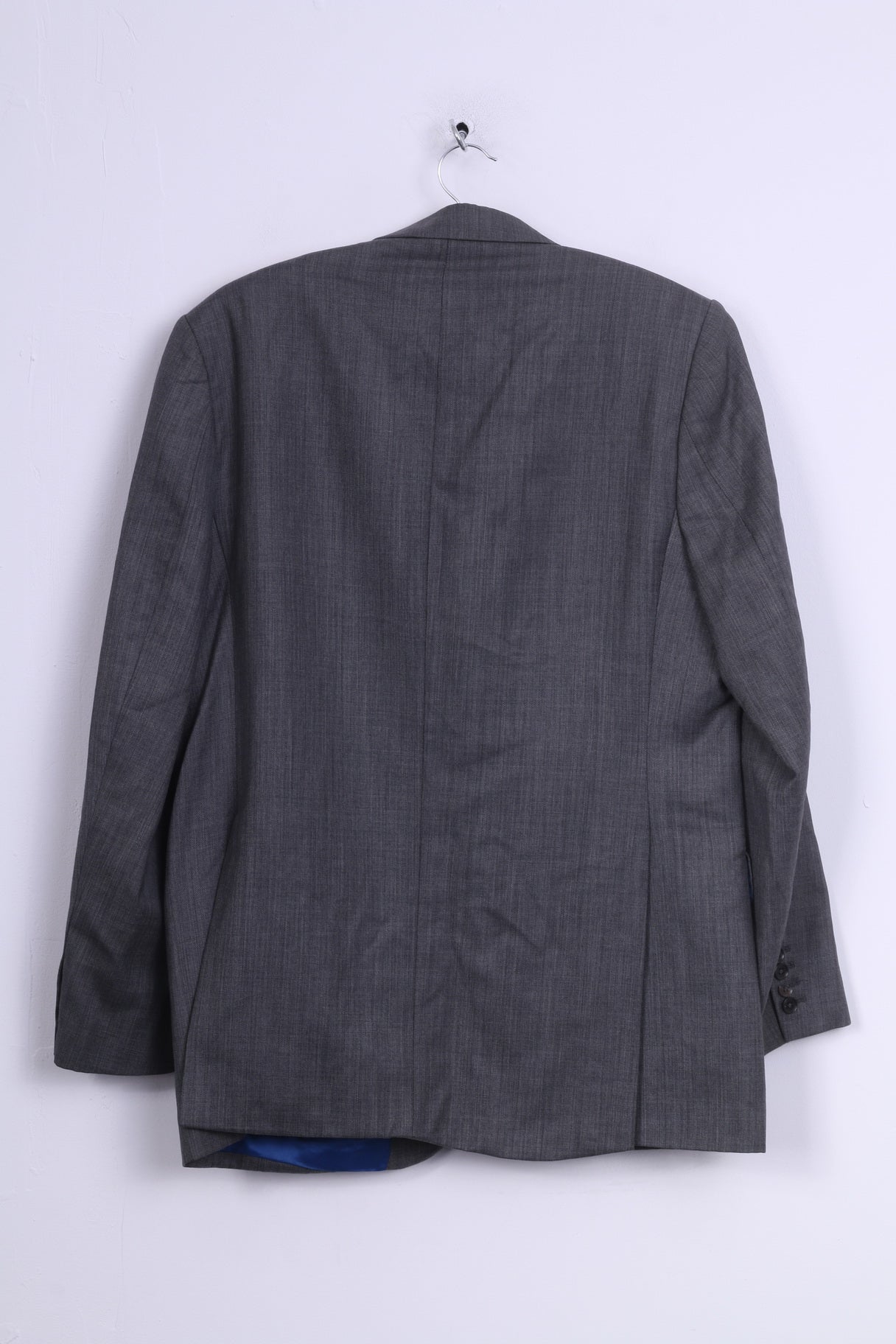 Charles Tyrwhitt Jermyn Street London Giacca blazer da uomo 44 L in lana grigia