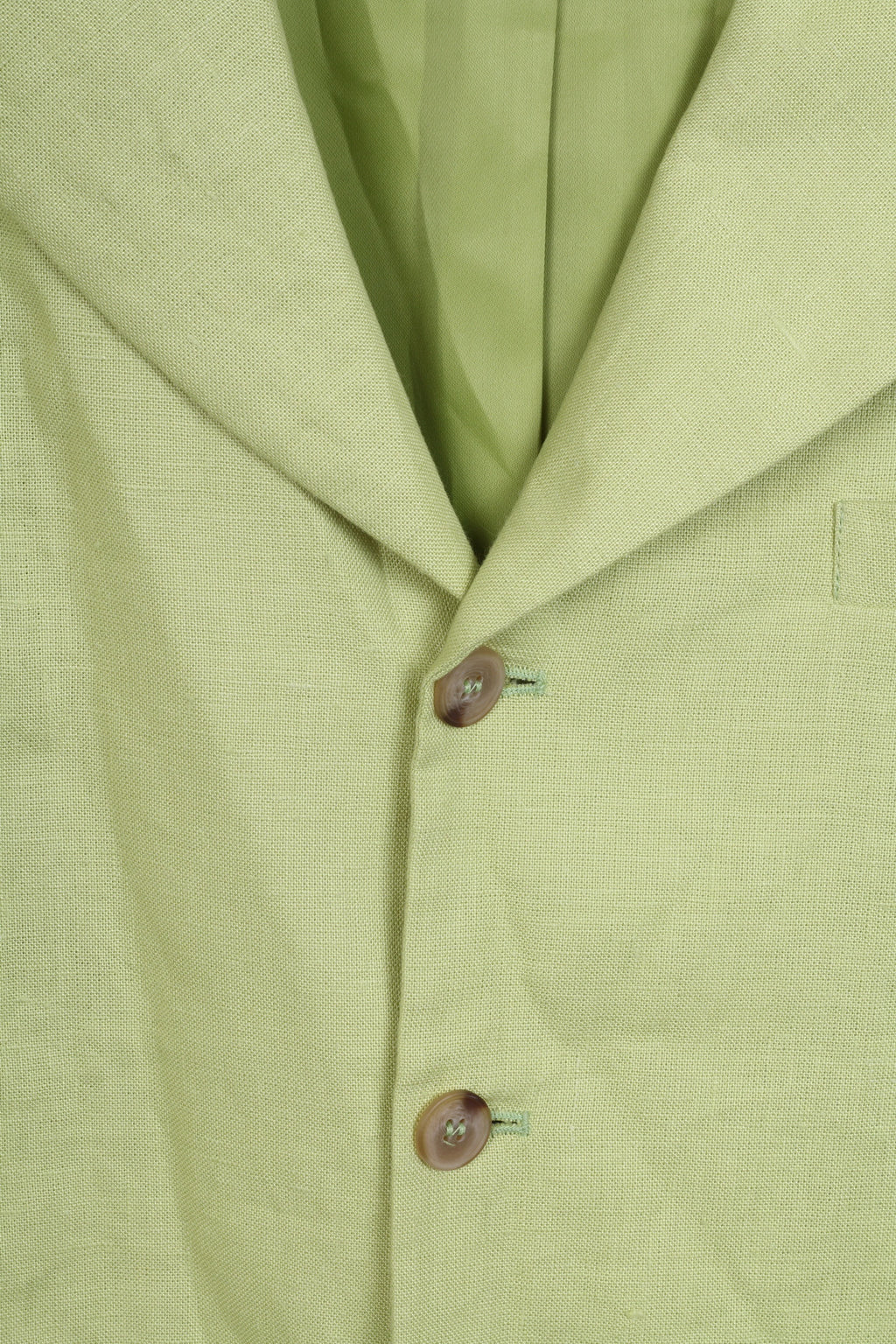 P.S. Company Mens 50 L Jacket Lime Blazer Linen Single Breasted