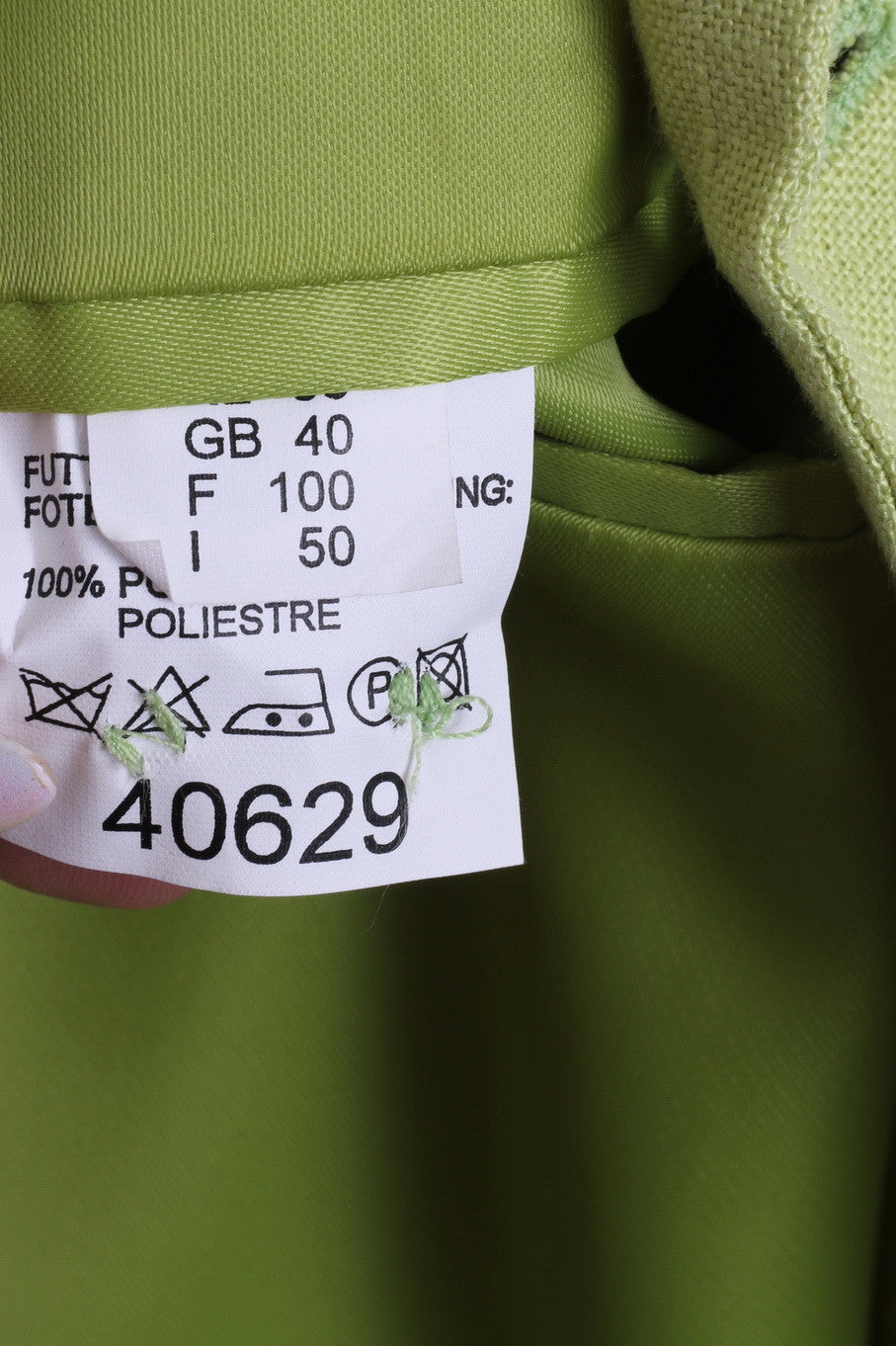 P.S. Company Mens 50 L Jacket Lime Blazer Linen Single Breasted