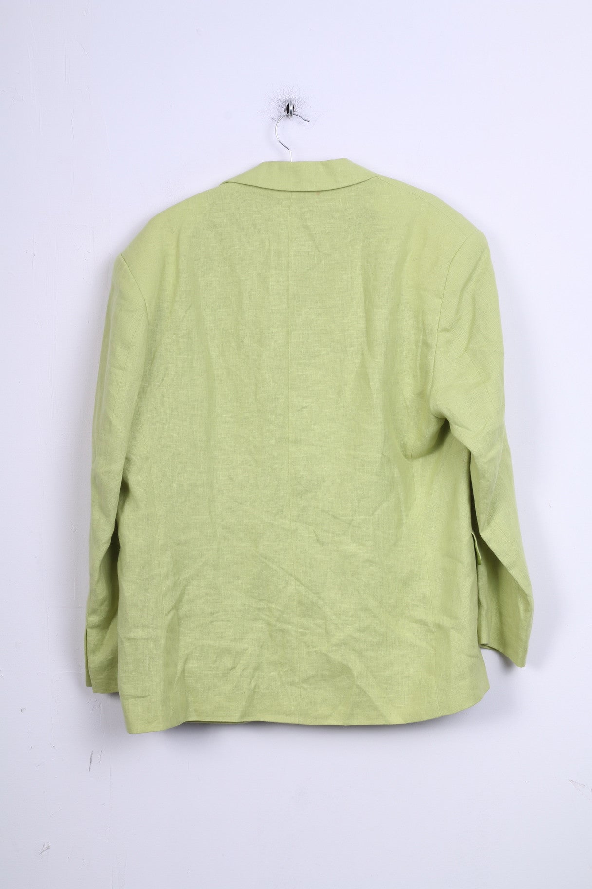 P.S. Company Mens 50 L Jacket Lime Blazer Linen Single Breasted