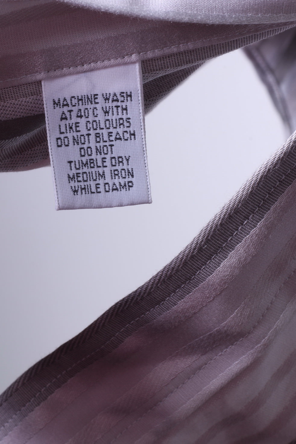 TMLewin Camicia casual da uomo 16.5 33 L Top elegante con polsini a righe in cotone grigio