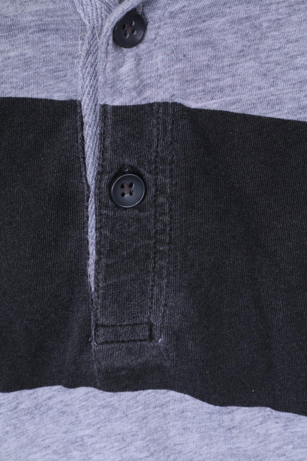 All Saints Mens S Polo Shirt Grey Cotton Stretch Short Sleeve