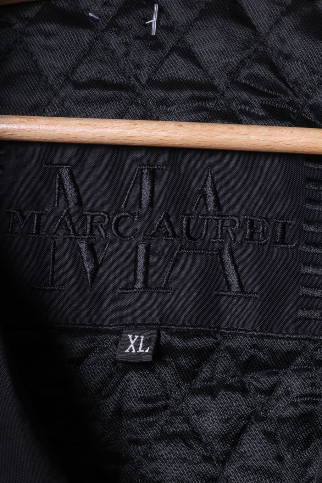 Marc Aurel Women XL Jacket Black Single Breasted Padded Nylon Waterproof Top