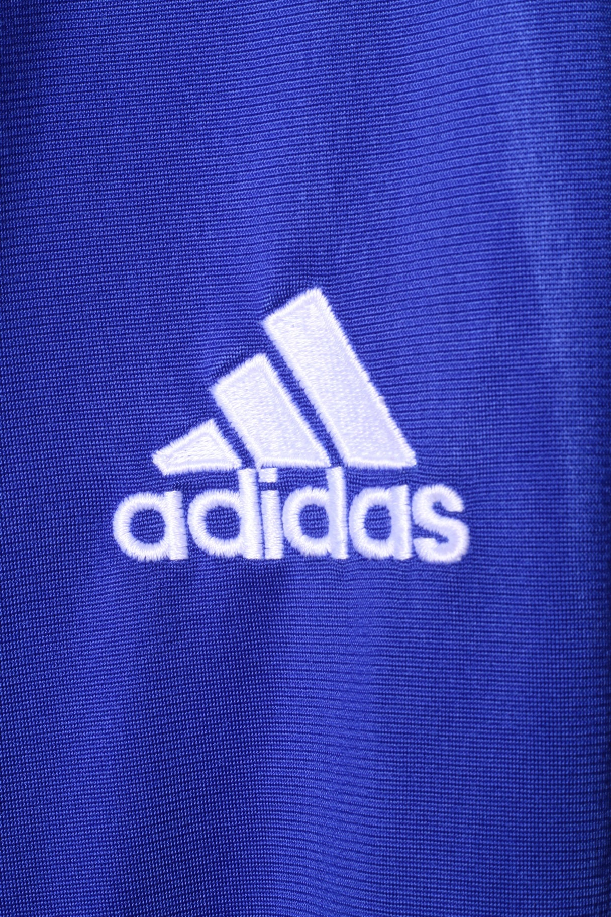 Adidas Sweat-shirt pour homme 42/44 XL avec fermeture éclair complète Bleu marine