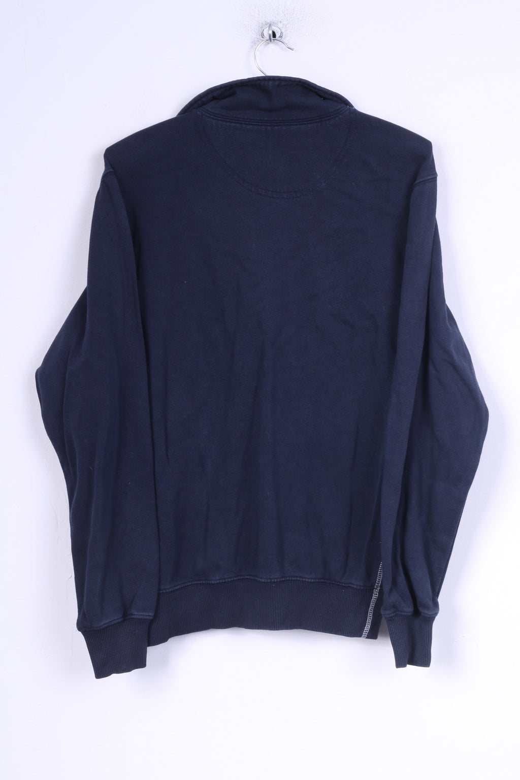 Champion Sweat-shirt pour femme en coton bleu marine avec col zippé et col montant