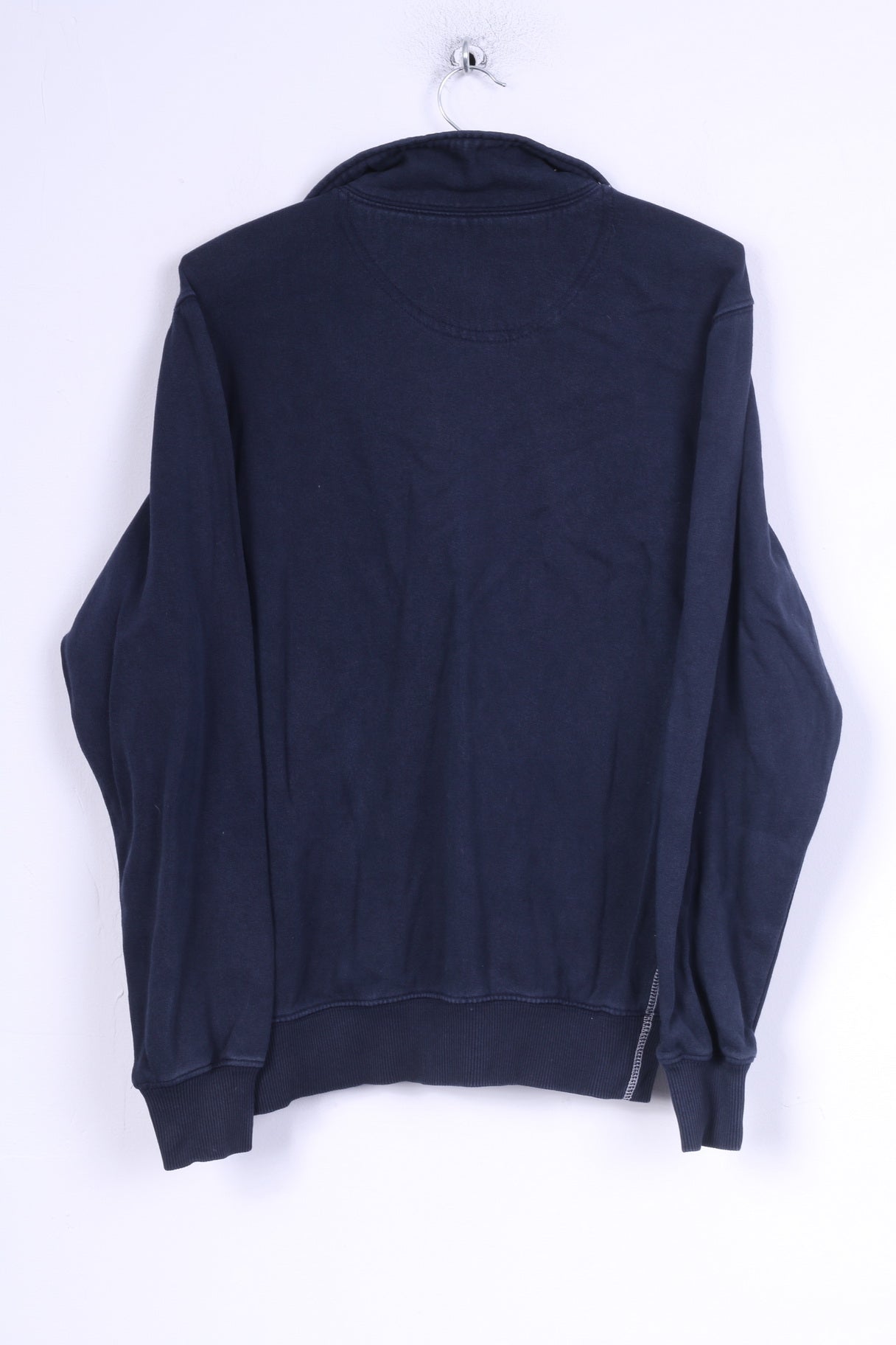 Champion Sweat-shirt pour femme en coton bleu marine avec col zippé et col montant