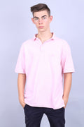 Racing Green Mens XL Polo Shirt Short Sleeve Pink Standard Fit - RetrospectClothes