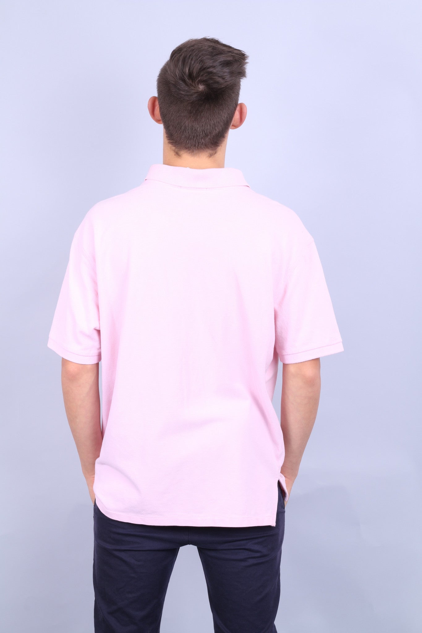 Racing Green Mens XL Polo Shirt Short Sleeve Pink Standard Fit - RetrospectClothes