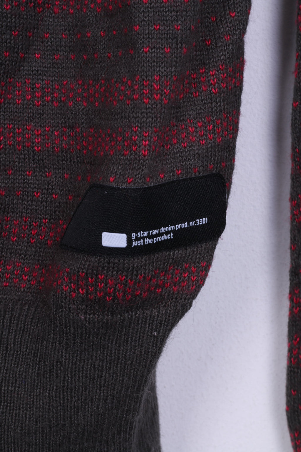 G-star Raw Denim Pull M Jumper V Neck Homme Rayé Gris