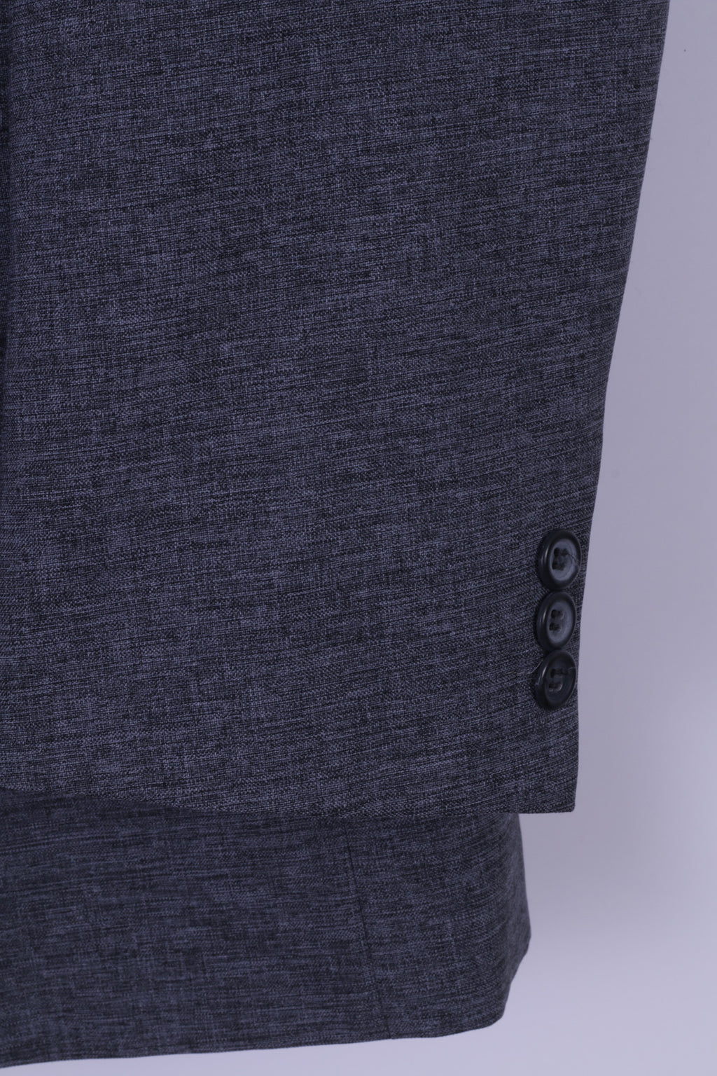 Berto Lucci Creazione Men 40 50 Blazer Blue Vintage Single Breasted Jacket