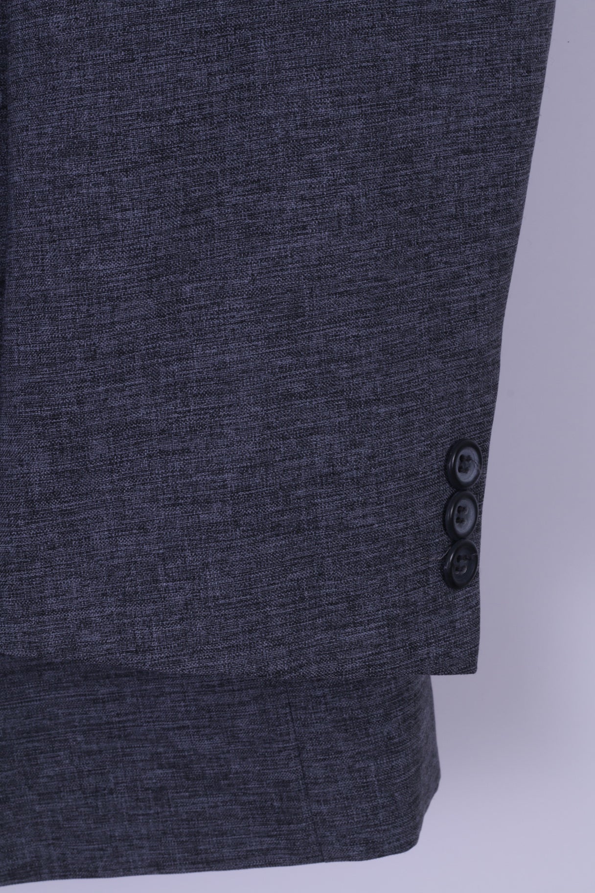 Berto Lucci Creazione Men 40 50 Blazer Blue Vintage Single Breasted Jacket