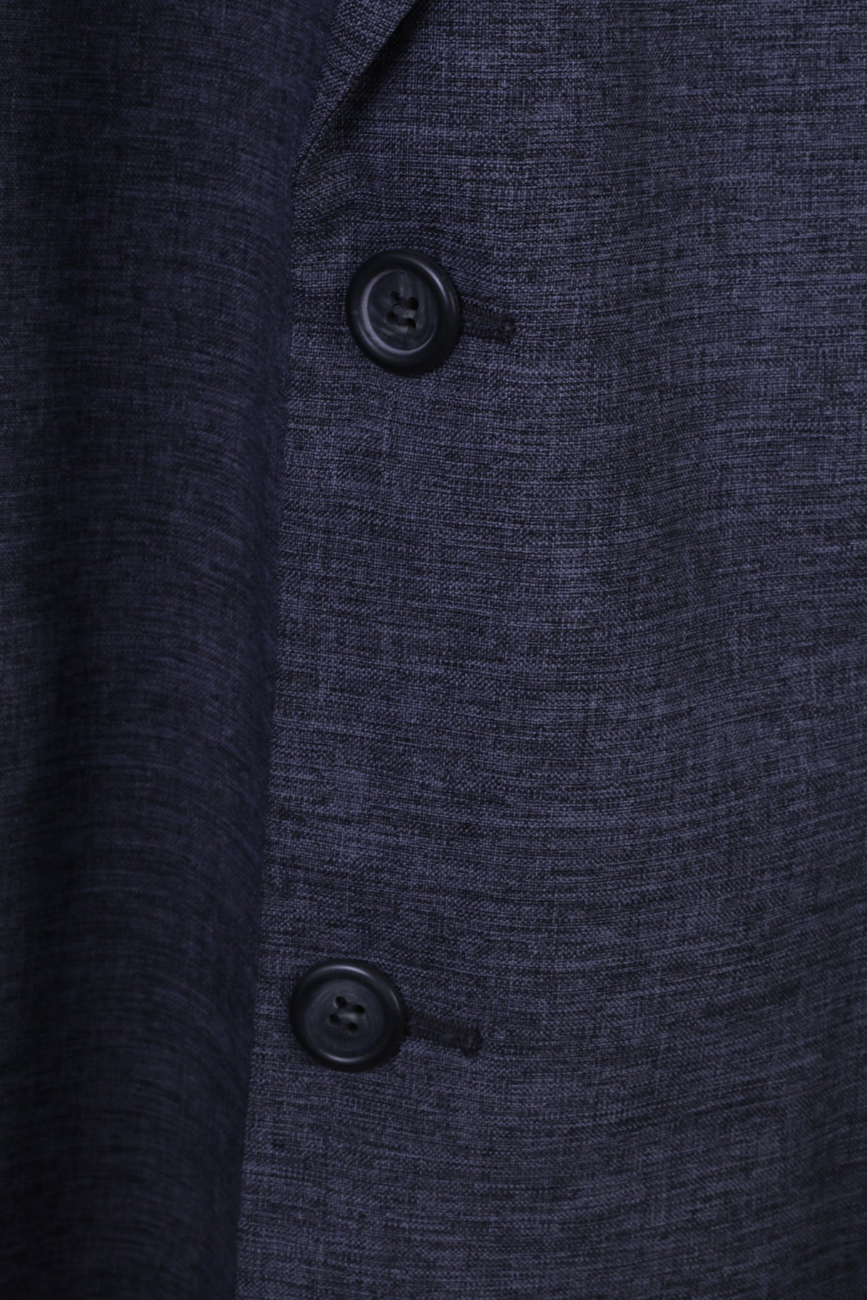 Berto Lucci Creazione Men 40 50 Blazer Blue Vintage Single Breasted Jacket