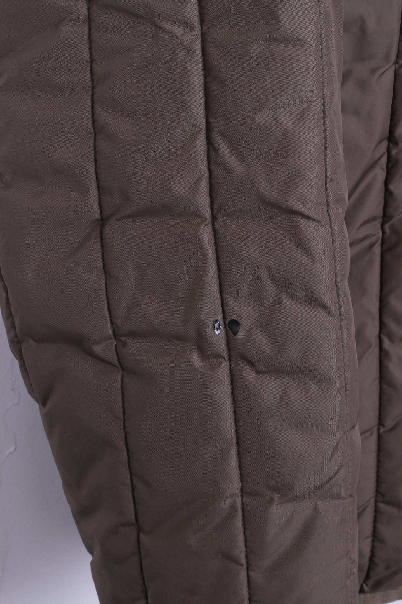 Diesel Womens M Nylon Jacket Khaki Quilted Top - RetrospectClothes