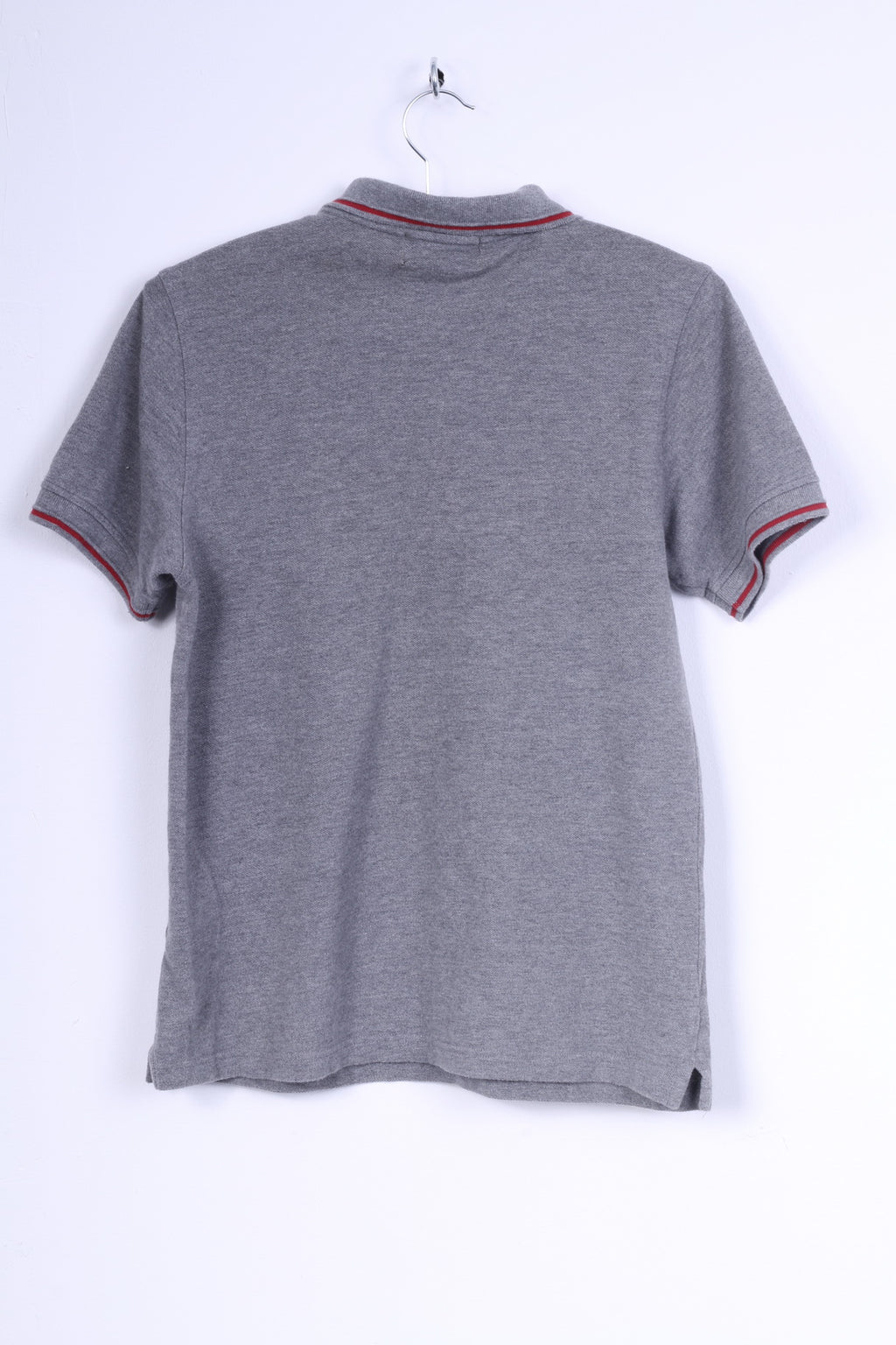 Polo Lyle &amp; Scott da uomo M (S) in cotone grigio Scozia manica corta