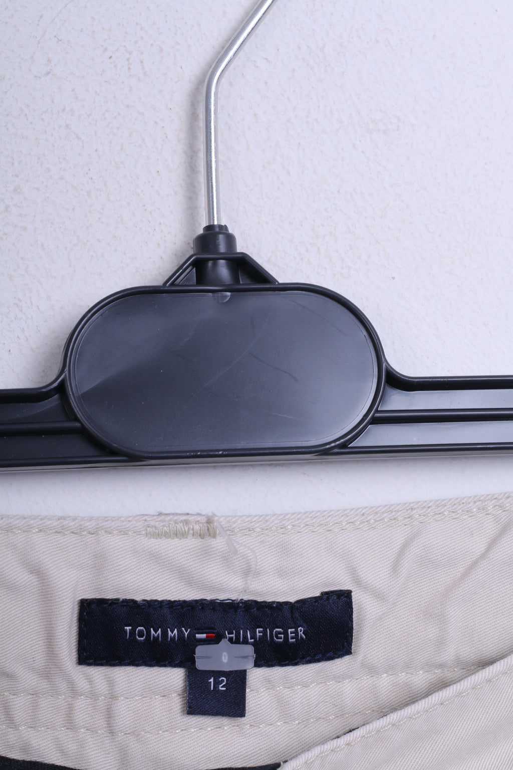 Tommy Hilfiger Womens Trousers 12 L Capri Beige Cotton - RetrospectClothes