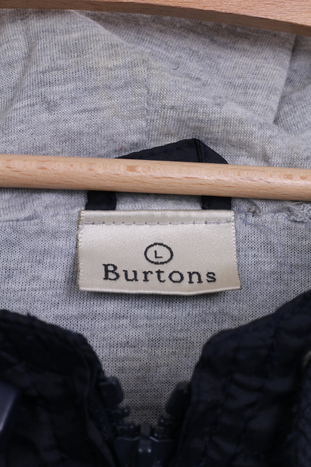 Burtons Veste L en nylon imperméable pour homme avec fermeture éclair complète et légère