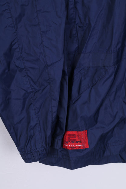 Umbro Veste YXL 158 Garçon Bleu Sportswear Imperméable Zip Up Nylon