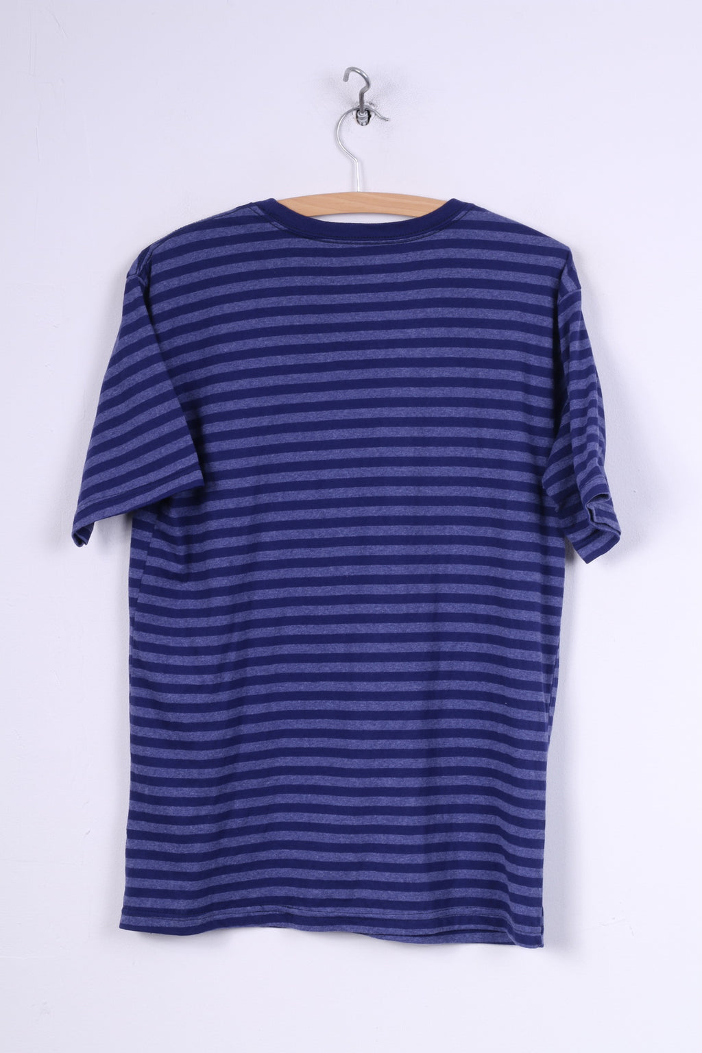 Disney Store Mens S T-Shirt Graphic Striped Navy Las Vegas Cotton Top